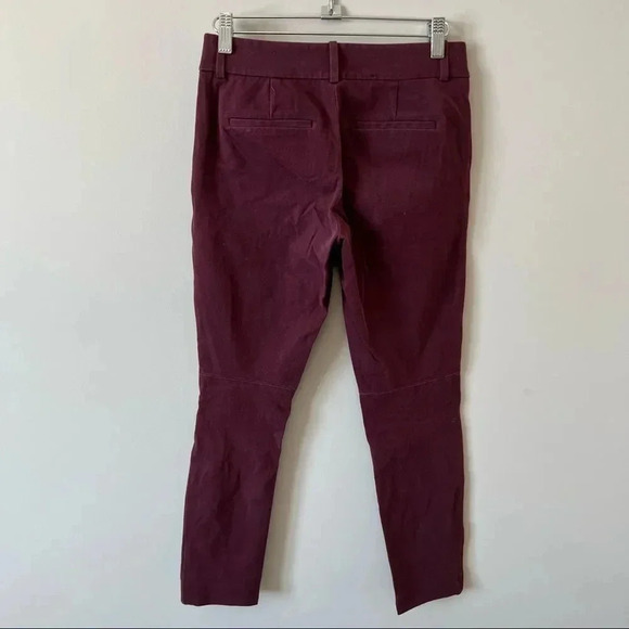 Aritzia Babaton Elliot  Pant Bi-Stretch Cigarette Ankle Pant Maroon - Picture 6 of 11